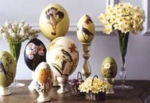 Що таке декупаж: цікаві методи і прийоми прикраси яєць на Великдень своїми руками