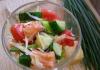 Рецепти приготування салатів із червоною рибою